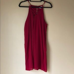 Maroon/ Red Shift Dress